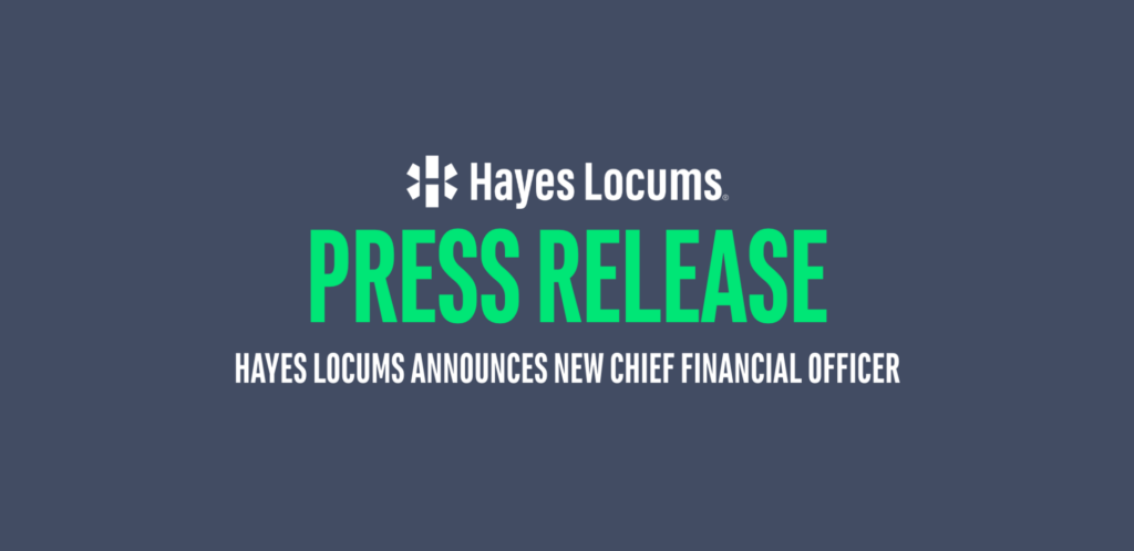 Joshua Ruf Hayes Locums Announces New Chief Financial Officer—Josh Ruf - Hayes Locums